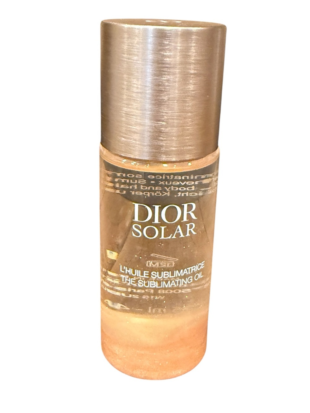 Christian Dior Solar Sublimating Luminizing Oil Face Body Hair 125ml New